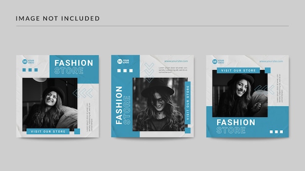 Fashion store instagram post template