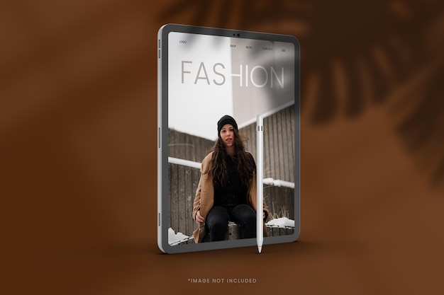 Fashion tablet mockup design