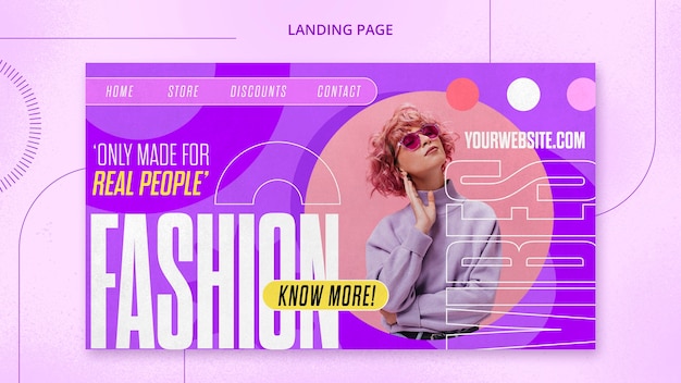 Fashion template design