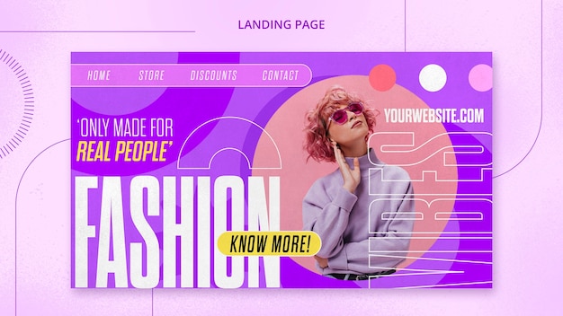 PSD design del modello di moda