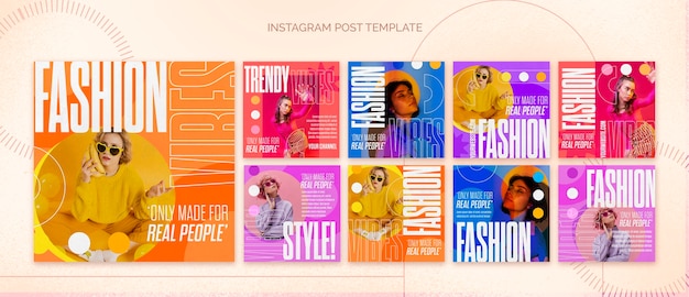 Fashion template design