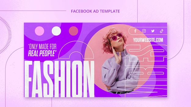 PSD design del modello di moda