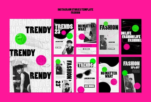 Fashion template design