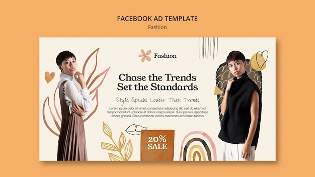 PSD fashion template design