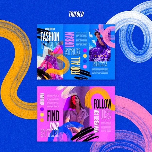 PSD fashion template design