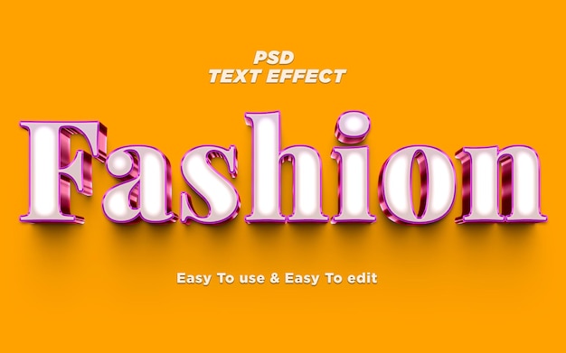 PSD fashion text style effect