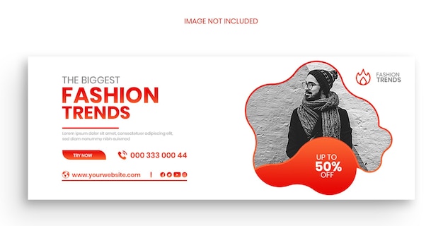 Fashion trends facebook cover bannger