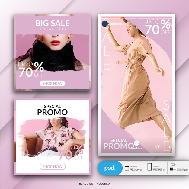 Fashion Web Banner Social Media Template