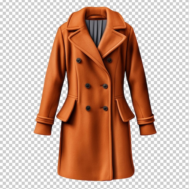 PSD fashion wool coat png