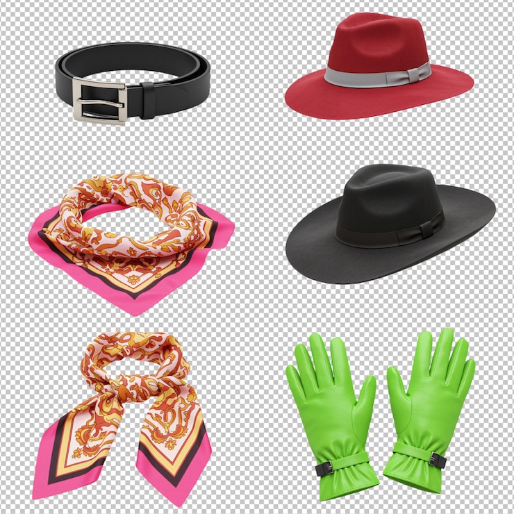 PSD fashionable accessories collection