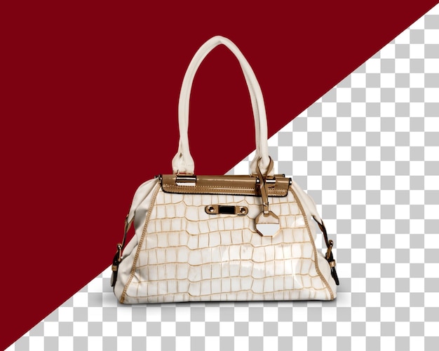 PSD fashionable purse in white background 3d rendering