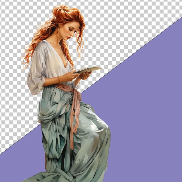 PSD fashionista png-illustratie