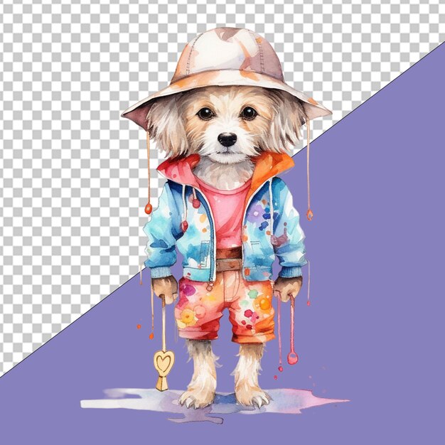 PSD fashionista png illustration