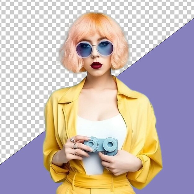 PSD illustrazione png fashionista