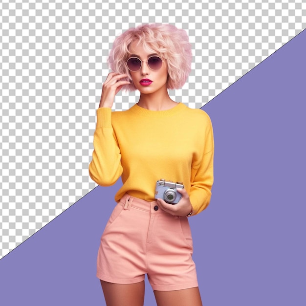 PSD fashionista png illustration