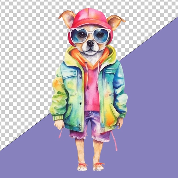 PSD illustrazione png fashionista