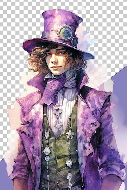 PSD illustrazione png fashionista