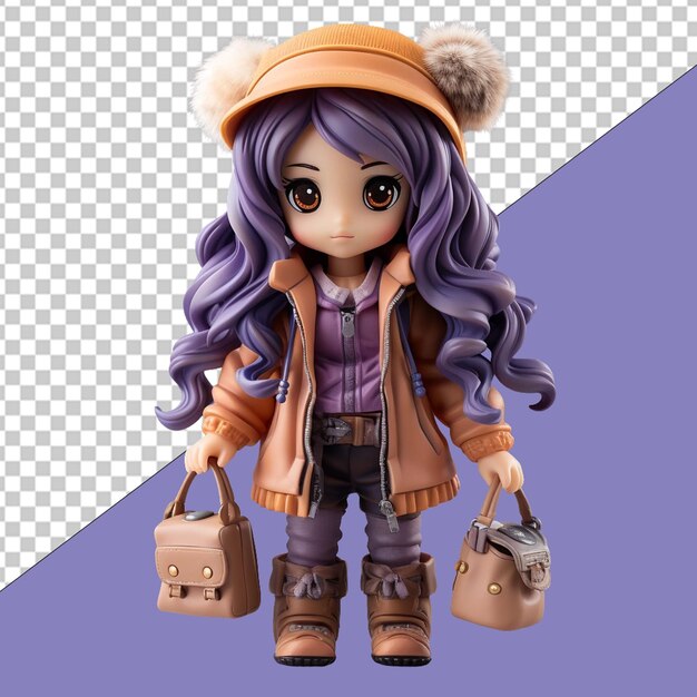 PSD fashionista png illustration