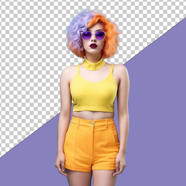 PSD fashionista png illustration