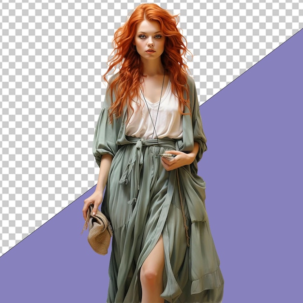 PSD fashionista png illustration