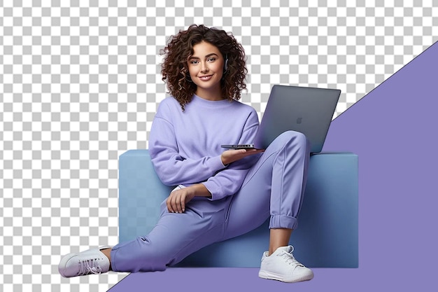 PSD fashionistka ilustracja png