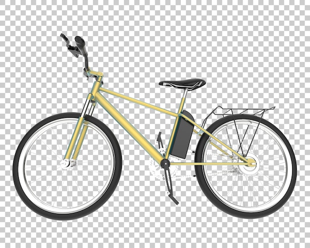 fast bike isolated on transparent background 3d rendering illustration