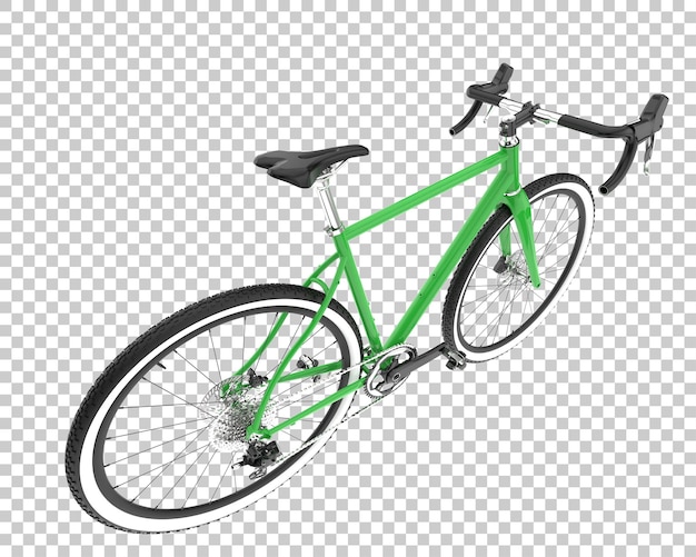 Fast bike isolated on transparent background 3d rendering illustration