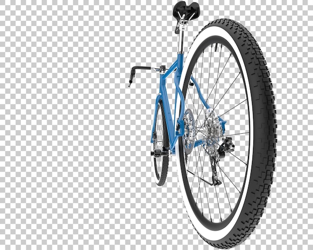 PSD bici veloce isolata su sfondo trasparente 3d rendering illustrazione