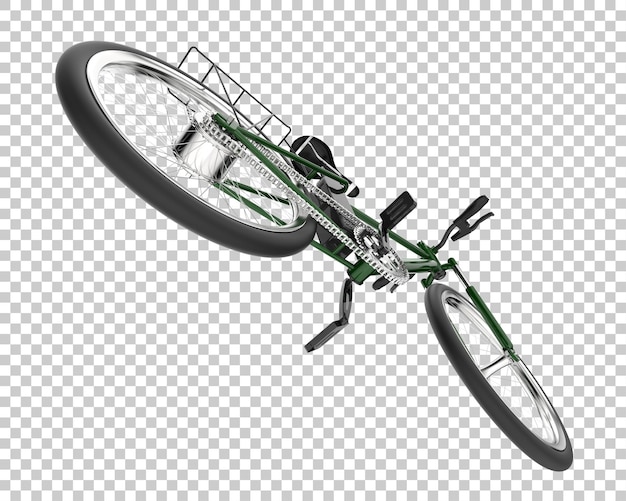 PSD fast bike isolated on transparent background 3d rendering illustration