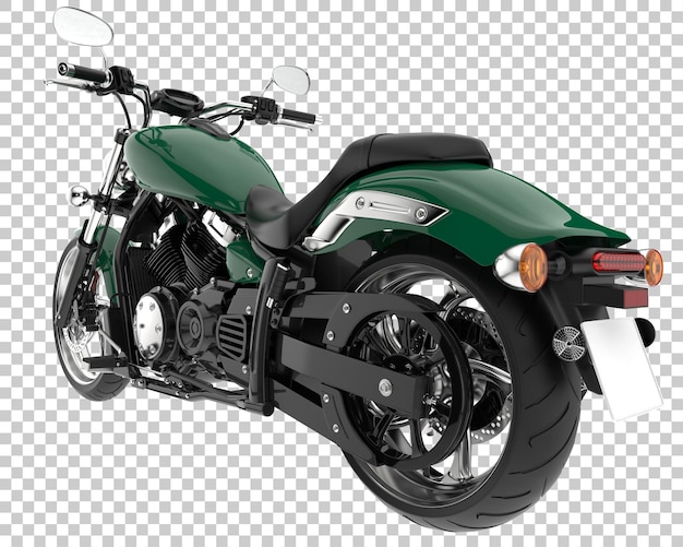 Fast bike on transparent background. 3d rendering - illustration