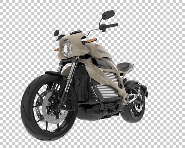 Fast bike on transparent background. 3d rendering - illustration