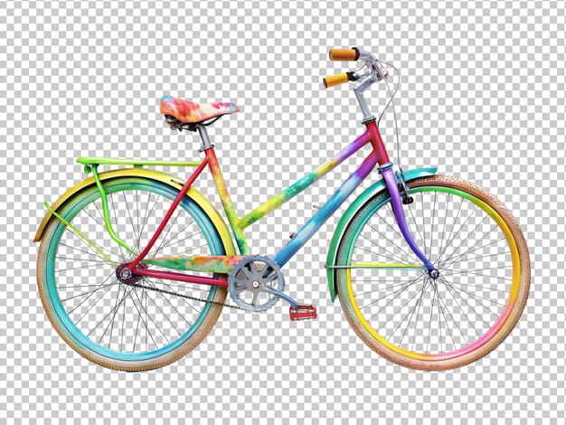 PSD fast bike on transparent background 3d rendering illustration