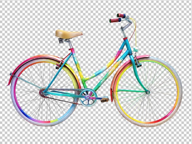 PSD fast bike on transparent background 3d rendering illustration