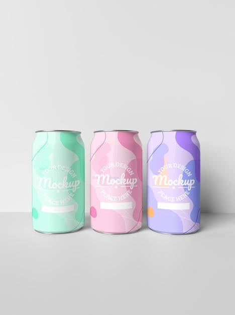 PSD fast drink can mockup