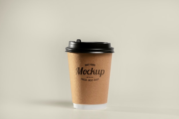 Fast food branding mockup design