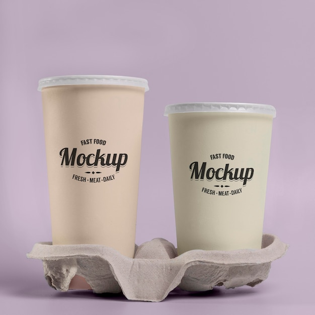 PSD fast food branding mockup