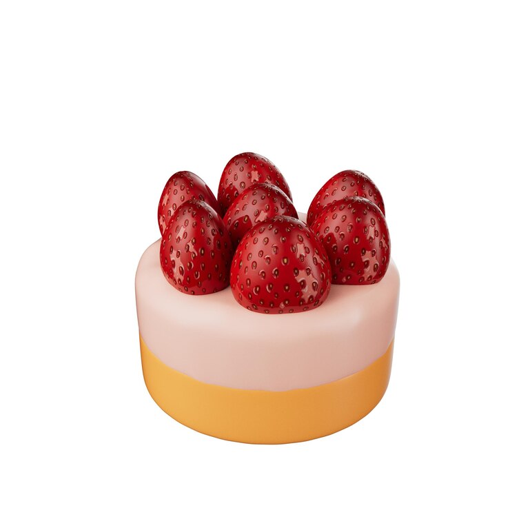 PSD fast food and cake 3d pack illustration