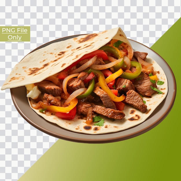 Fast food chicken shawarma only png premium psd