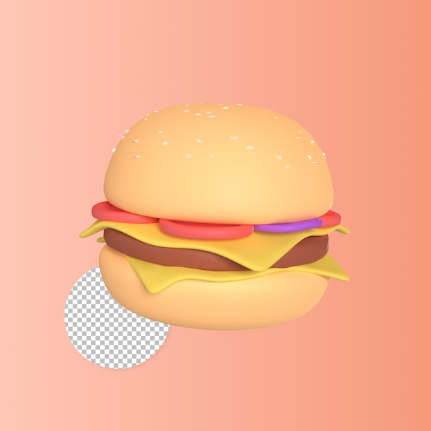 fast food in 3d rendering for web presentation of graphic assets or others