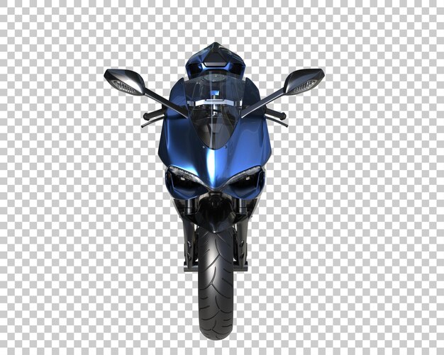 Moto veloce su sfondo trasparente. rendering 3d - illustrazione