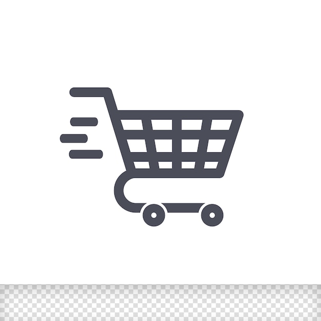 Fast Shopping Cart Delivery icoon psd bewerkbaar