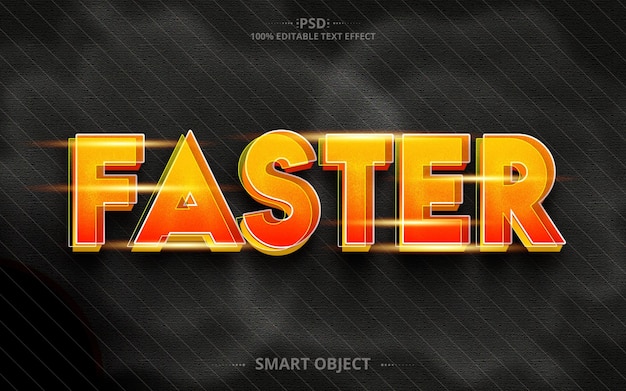 PSD faster psd text style effect