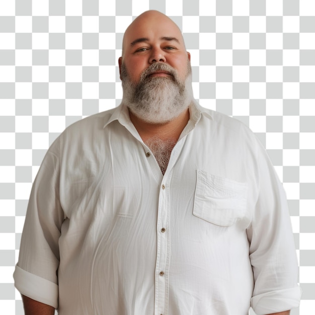 PSD fat man transparent background