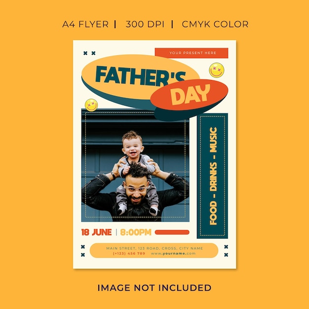 Father's day flyer