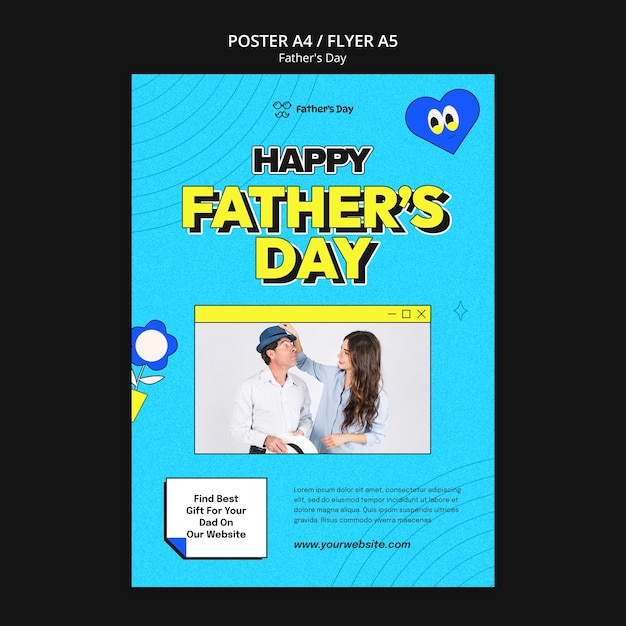 Father's day template design