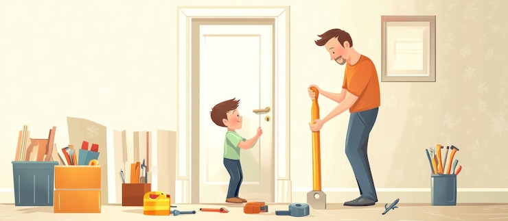 PSD father and son home improvement project 1
