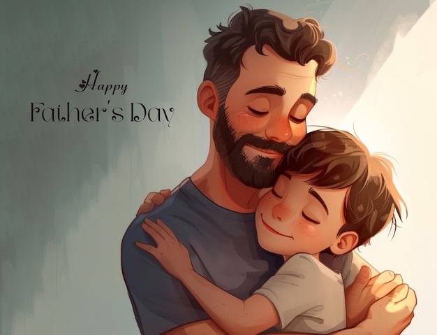 PSD fathers day template