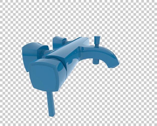 PSD faucet isolato su sfondo trasparente illustrazione di rendering 3d