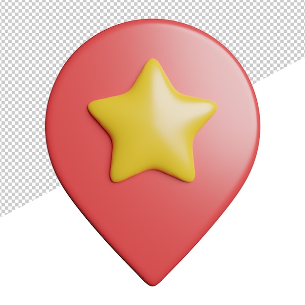 PSD favourite location mark