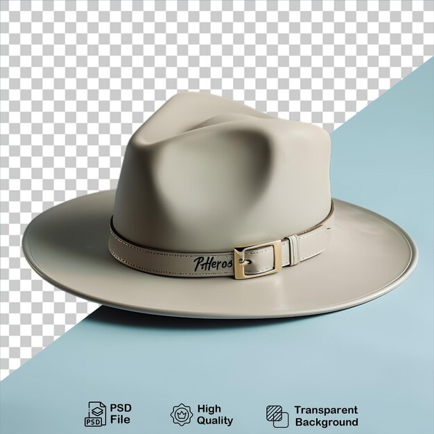 Fedora шляпа изолирована на прозрачном фоне включает png файл